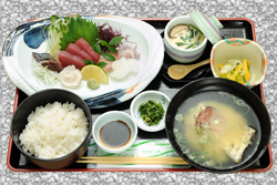 獲れとれ刺身定食