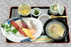 ほそしまにぎり定食
